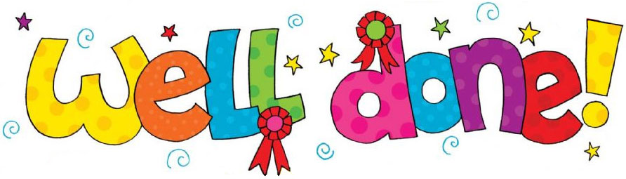 Well done- You have completed your first half term back at school! - Virginia Primary School